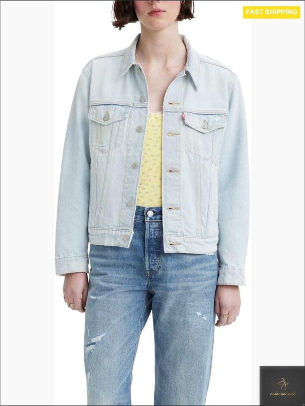 Oversized Denim Jacket Classic Retro Y2K Chic Casual Button Front Long Hem